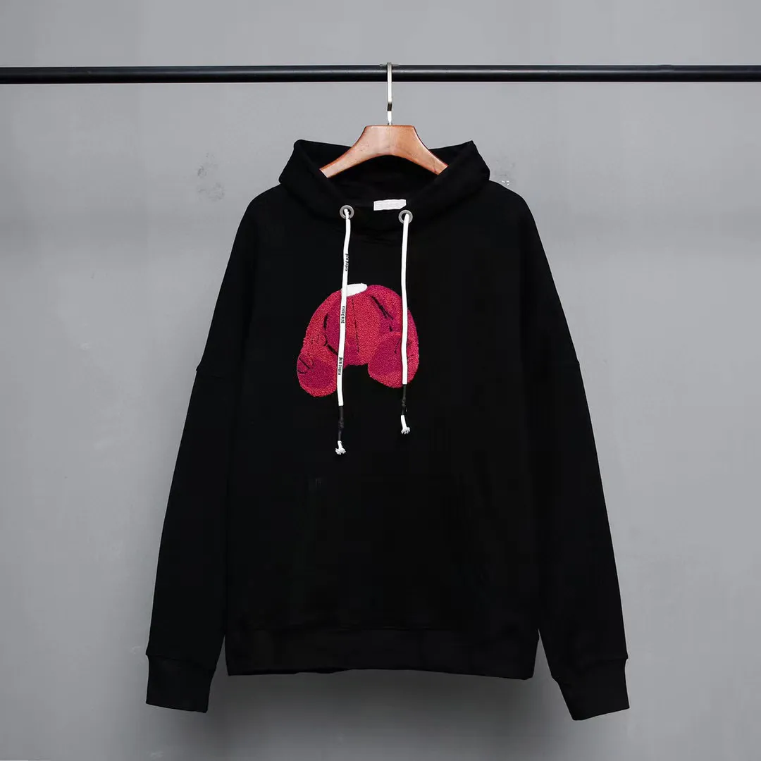 Men women designers Bear Hoodie clothes mens womens Hoodies Long T Shirt clothing Sport Hooded Shirts Broken Bears Sweatshirt S-XL designer hoodie