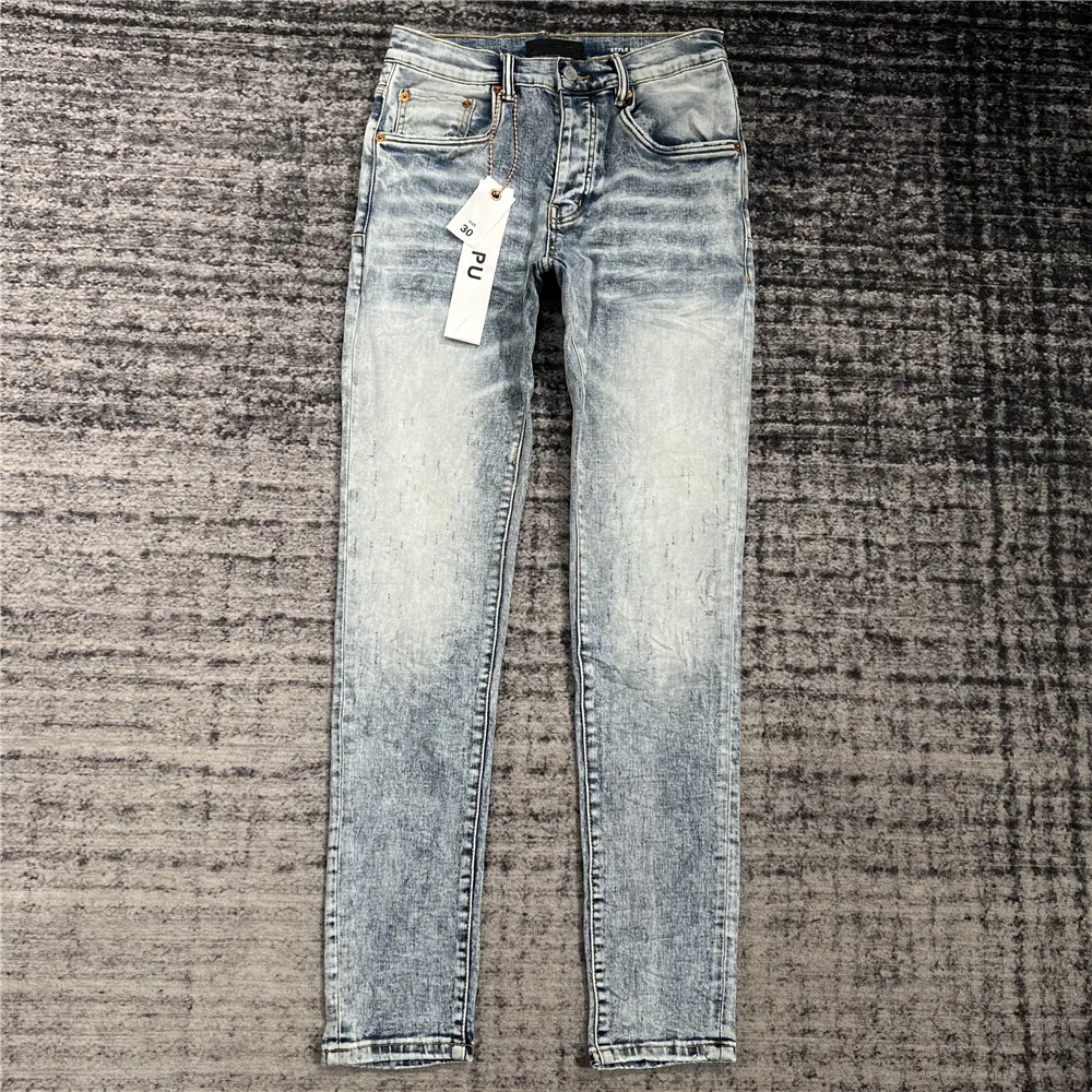 jeans violets pour femmes jeans de marque pantalon pour hommes larmes de denim jeans noirs coton jean gris designers tag seulement grande étiquette plus la taille coupe décontractée jeans déchirés hommes marque