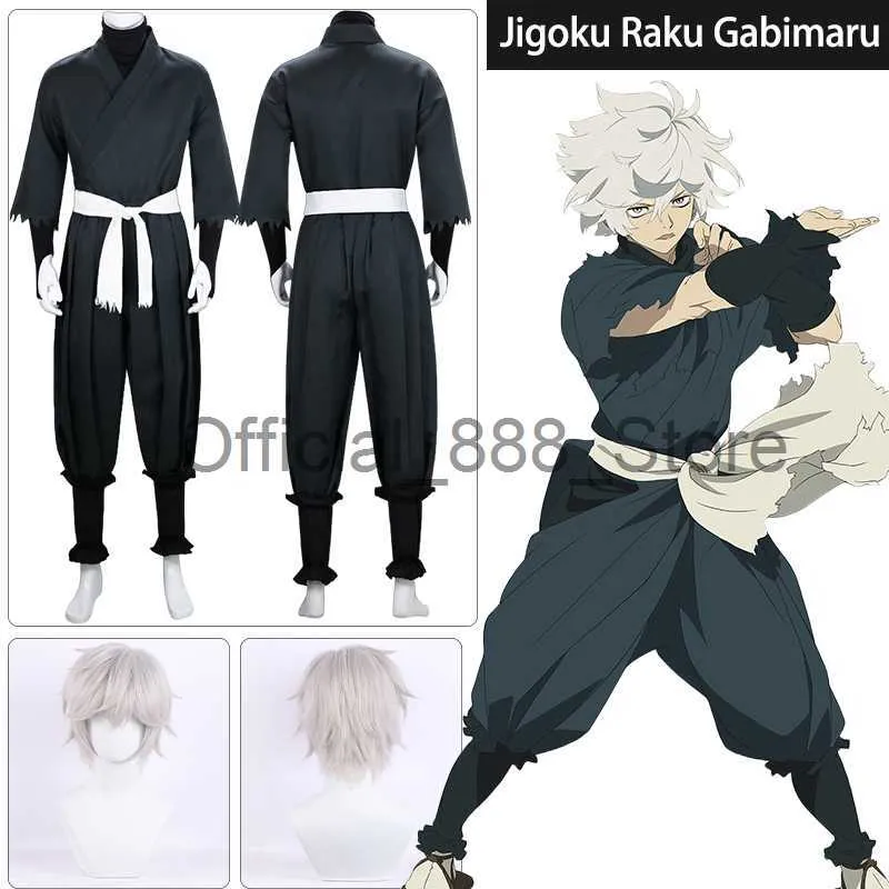 Anime Jigoku Raku Gabimaru Fantasia Cosplay para Homens e Mulheres