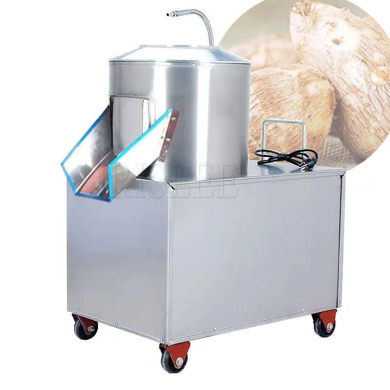 Commercial Electric Potato Peeler 1500W Automatic Sweet Potato Peeling And Cleaning Machine