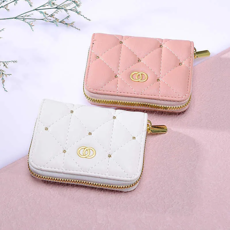 luxury brand Wallets Small Fashion ladies Leather pink Purse Women Lady Coin Card Bag for Female Purse Money Clip Wallet Card holder