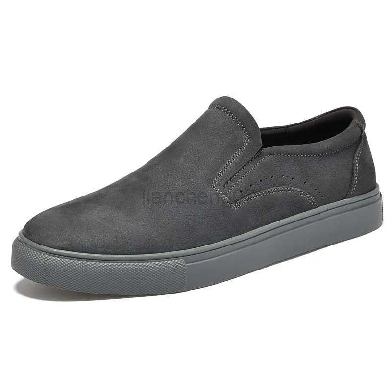 Chaussures habillées 2022 Hommes Confortables Casual Respirant Hommes Mocassins Chaussures Mocassins Plat Mode Véritable Chaussures En Cuir À Lacets Baskets Solides