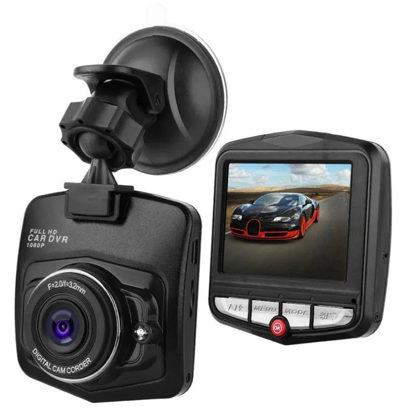 Vehical Shield DashCam 2,2 tums videoöverlevnadsbil CCTV -kameror HD 1080p Portable Mini DVR Recorder Loop Recording Dash Camera
