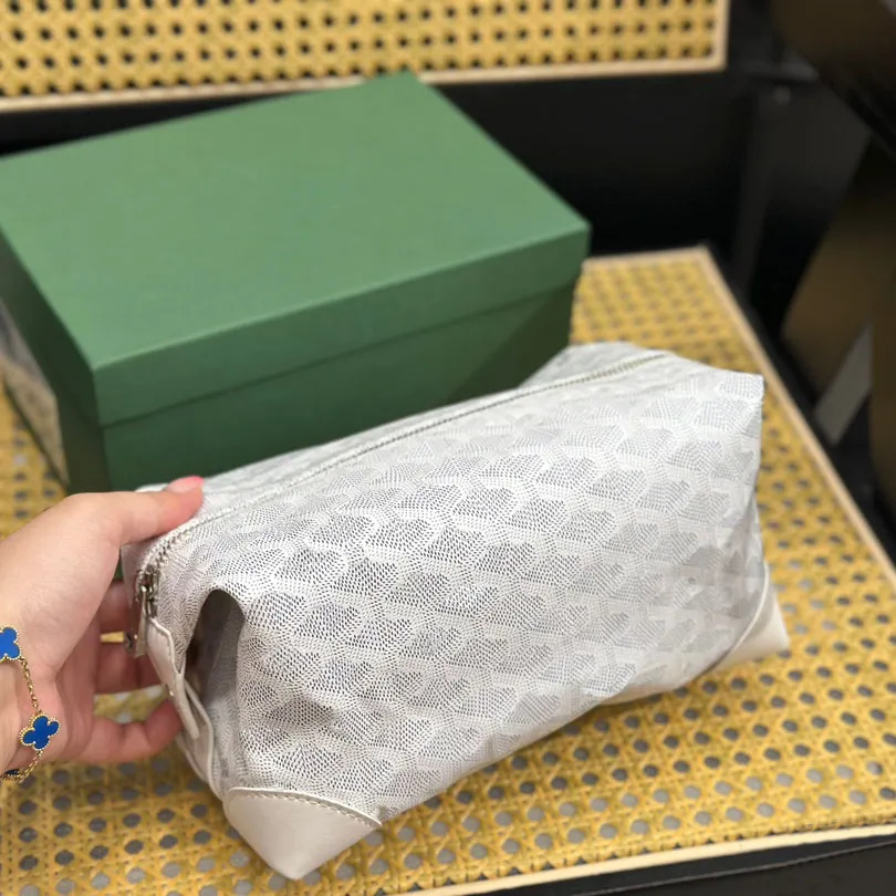 Goyard top makeup bag