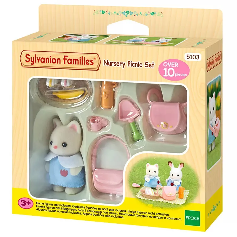 Инструменты мастерская Sylvanian Families Nourtery Picnic Set Animal Toys Dolls Girl Gift 5103 230830