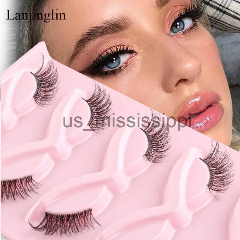 Ложные ресники 35 пары новые полузасытные ресницы Cat Eye Natura Long Long Pulth Strip Lashes Инструменты макияжа расширение искусственные кишки Maquillage False Eshelashes x0830