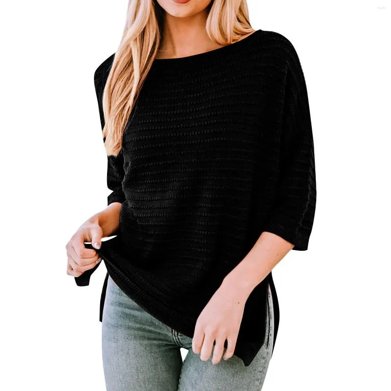 Casual round neck shoulder sleeve loose sweatshirt hotsell