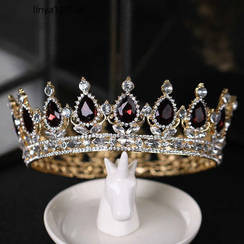 Shallow jin bai broca cristais tiaras de casamento e coroas tiaras de noiva acessórios completos pequenas pérolas tiaras de noiva coroas hg1207