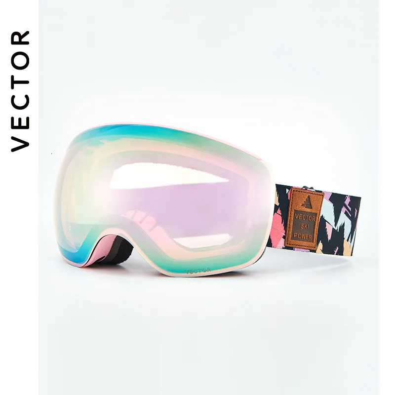 Kayak Goggles Yüksek Işık Geçfimi UV400 Karşı Değiştirilebilir Mıknatıs lens Bulutlu Günü Kar Gözlükleri Erkek Kadın Antifog Kaplama Kayak 230830