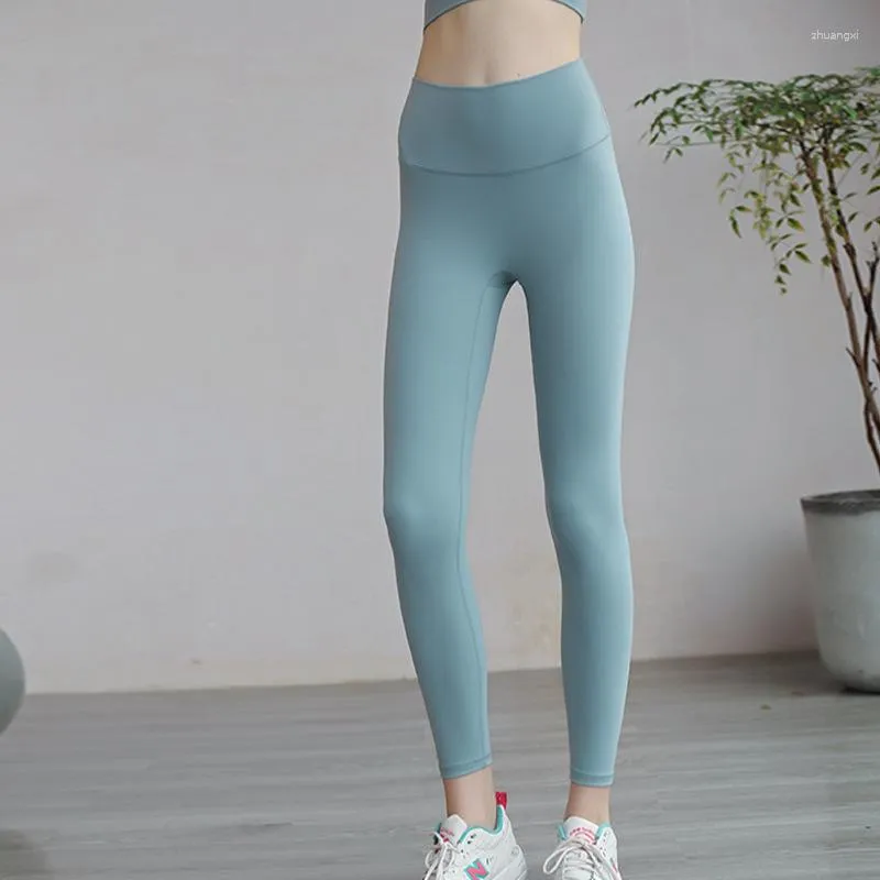 High Waist Elastic Nude Maternity Cropped Yoga Pants For Womens Running,  Yoga, And Fitness Activities With Hip Lifting From Zhuangxi, $15.34