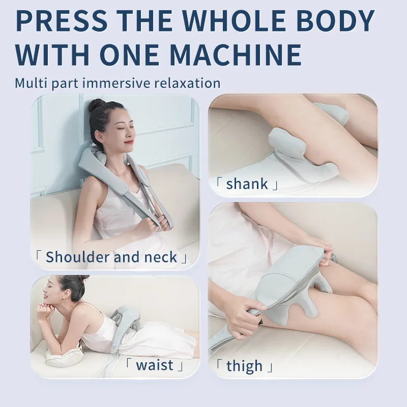 Massager kneading massage shawl multi-functional whole body shoulder neck  massage leg waist neck hot compress 