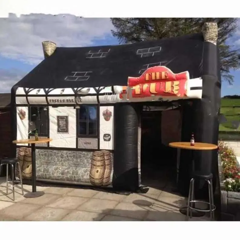 Portable Inflatable Pub - 5x4m Playhouse Bar Tent House for Outdoor ...