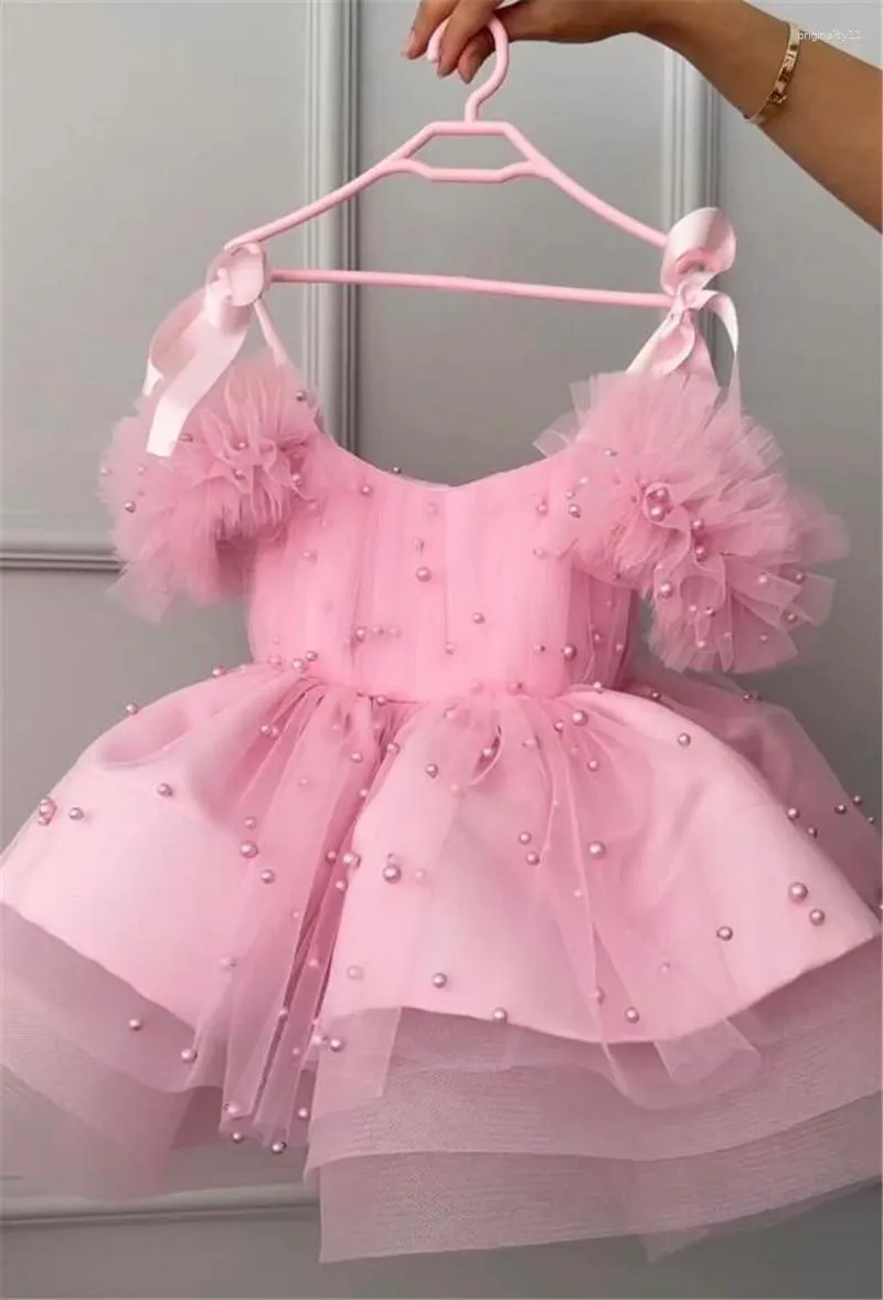 Buy AP Boutique Baby Girl Dress 1st Birthday Dress. Kids Children Clothing  Set Party Dresses (12-18 Months) Pink at Amazon.in