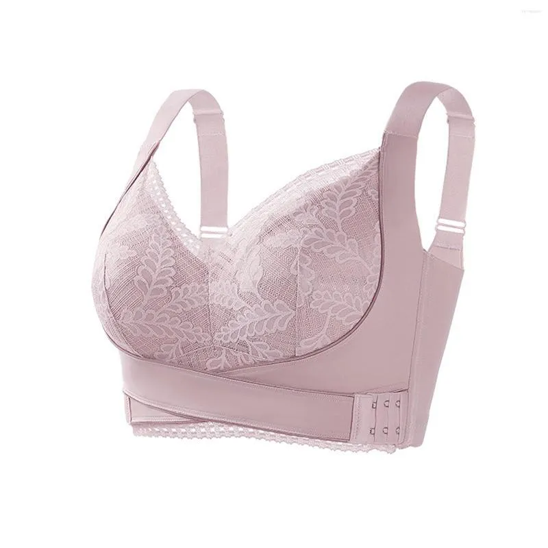Womens Shapers Women Lady Comfy Corset Bra Front Side Buckle Lace Bras Slim  And Shape Closure From 19,25 €