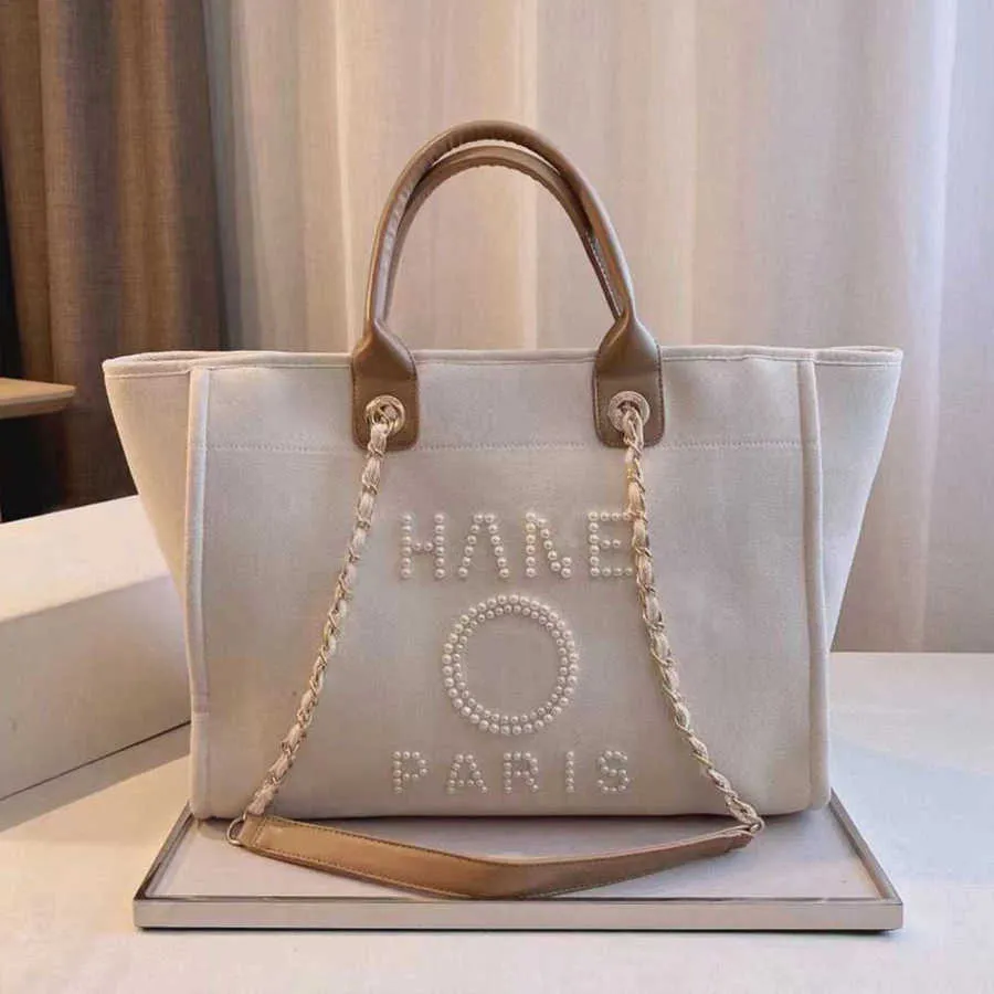 Moda De Lujo Bolsas De Playa Para Mujer Marca Ch Lienzo Bolso