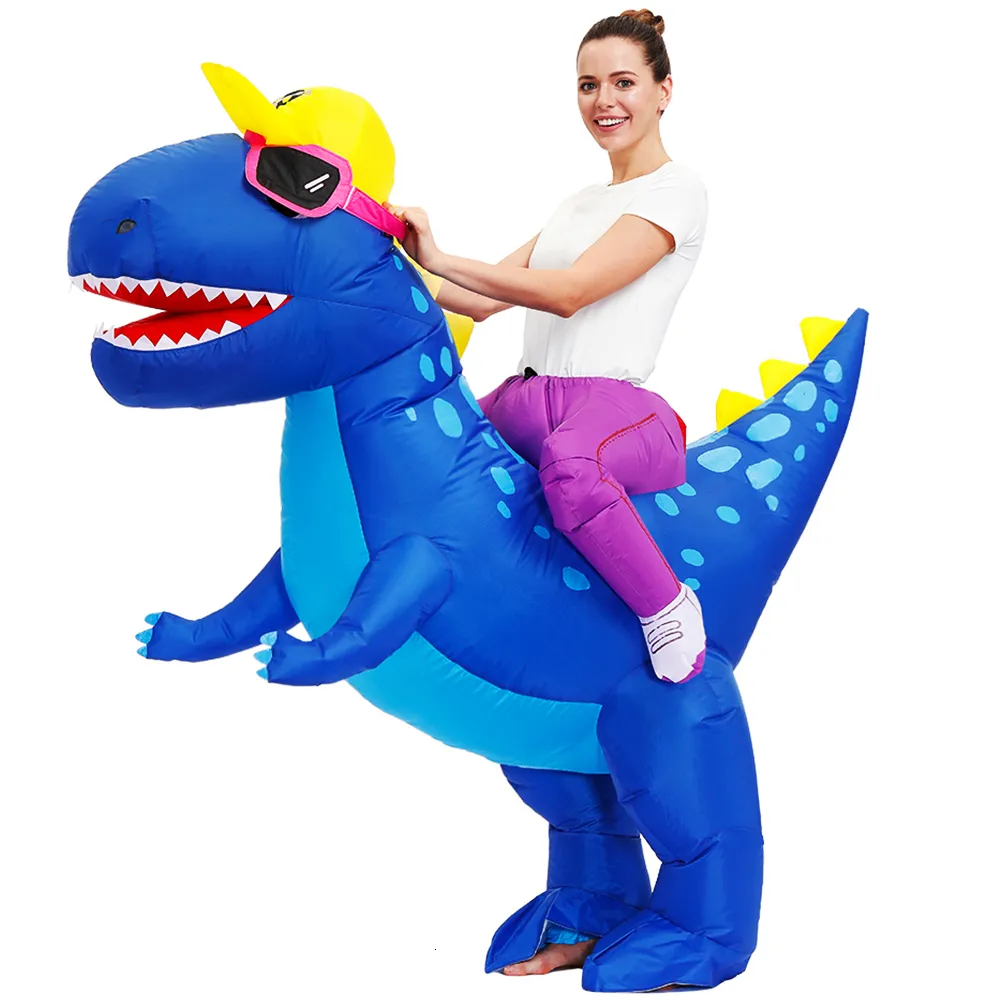 Inflatable T-Rex Costume - Funny Dinosaur Cosplay Suit for Adults ...