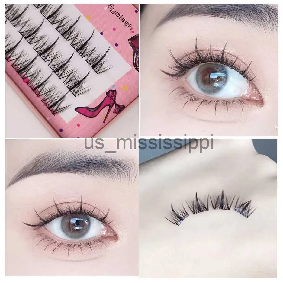 رموش كاذبة yelix ترقية anype anype anype manga lashes natural exeral cluster cluster extensions Quick DIY extensions kit cosplay lashes x0830