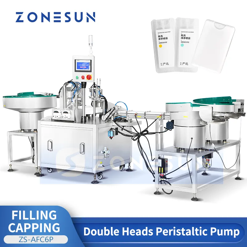 ZONESUN Automatic Perfume Packaging Machine Fragrance Filling Equipment ...