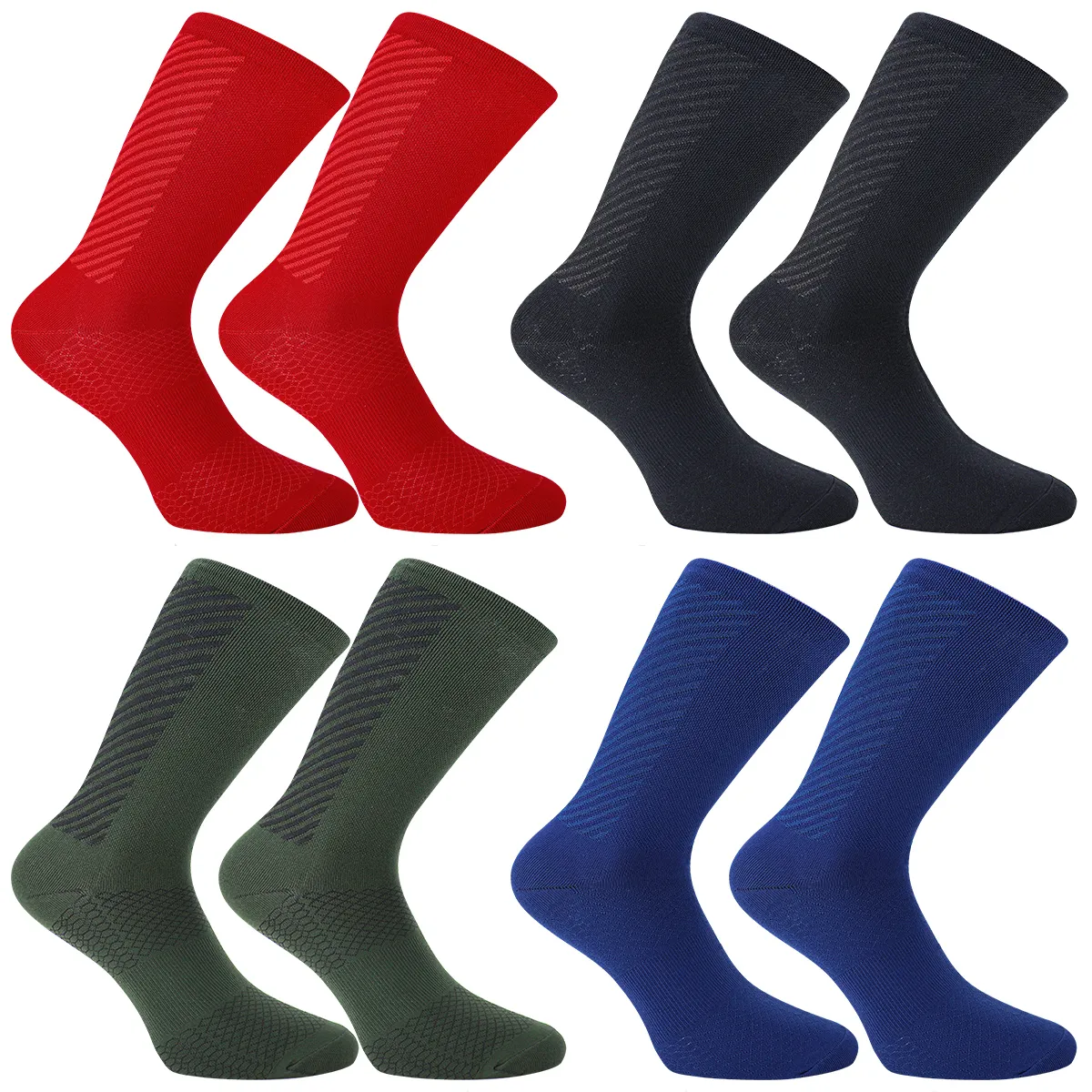 Chaussettes de sport pour hommes et femmes, cyclisme, haute qualité, vélo de route, Compression antidérapante, pour course à pied, randonnée, 230830