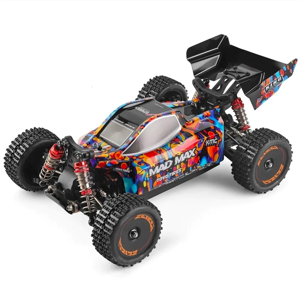 Stokta Elektrikli RC Araba Crazyfastrc Wltoys 184016 144010 1 14 75km H 2 4G Fırçasız RC 4WD Yüksek Hızlı Yol Uzaktan Kumanda Oyuncakları 230829