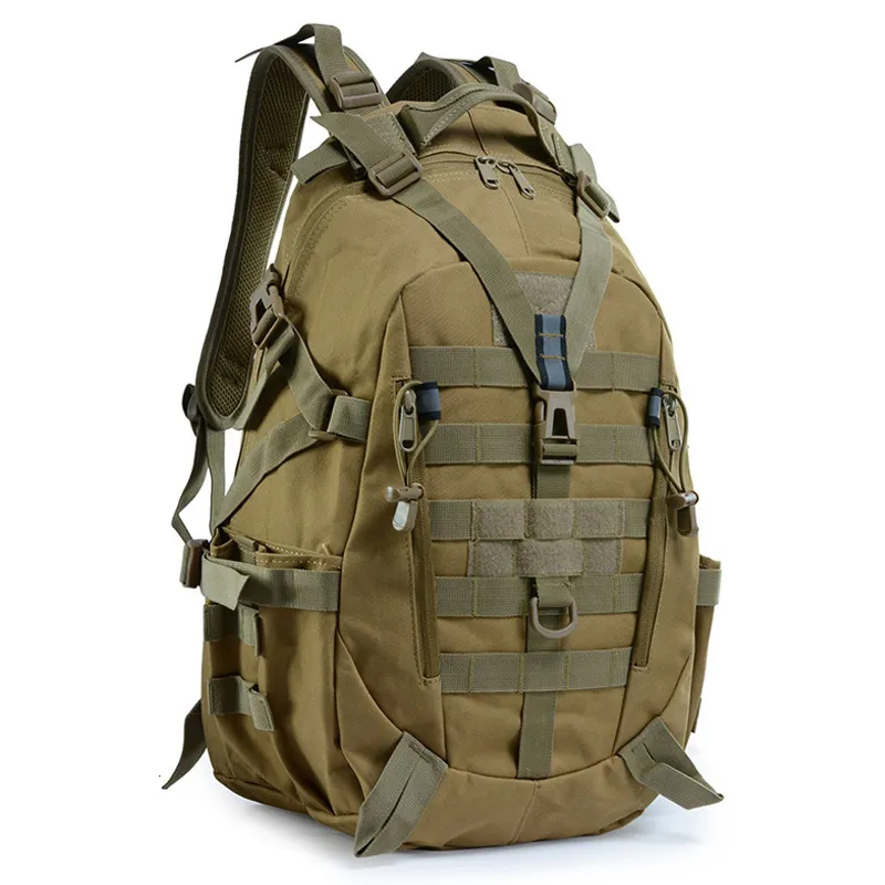Рюкзак 40л для кемпинга и пешего туризма, мужской военный тактический мешок, уличные дорожные сумки, армейский рюкзак для скалолазания Molle, походная сумка Sac De Sport Bag 230830