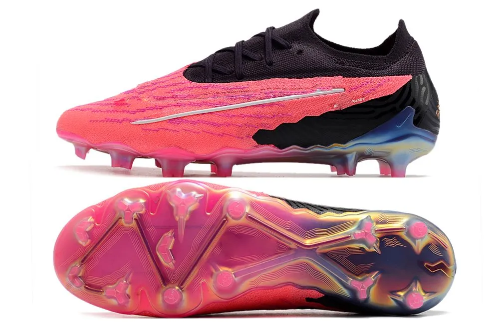 Mens Kids Neon Pink Soccer Cleats Youth Phantom GX Elite United DF