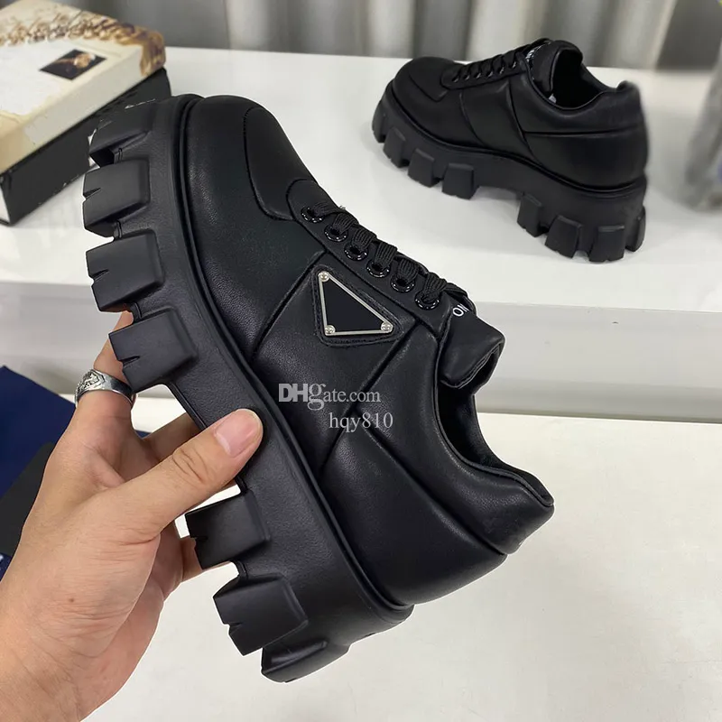 elevator shoe mens women shoes Platform sneaker genuine leather shoe size 35-44 model JS01