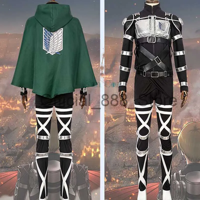 Attack On Titan 4 The Final Season Rivaille Cosplay Costume