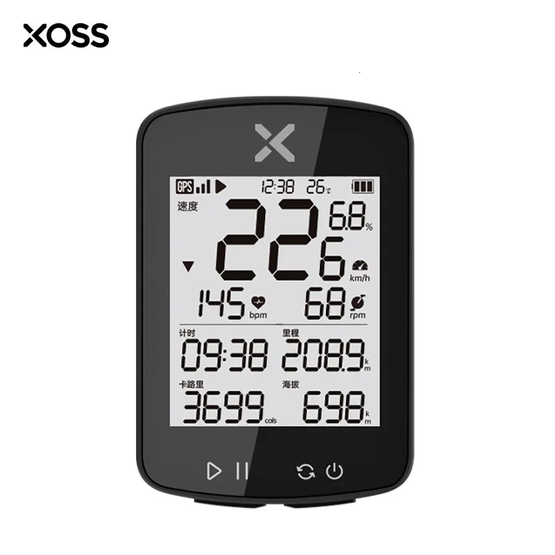 Cykeldatorer Cykel GPS -kodmätare Highway Mountain Bike Wireless Speed ​​Riding körmätare Vattentät Power Meter Cycling Speedometer 230829