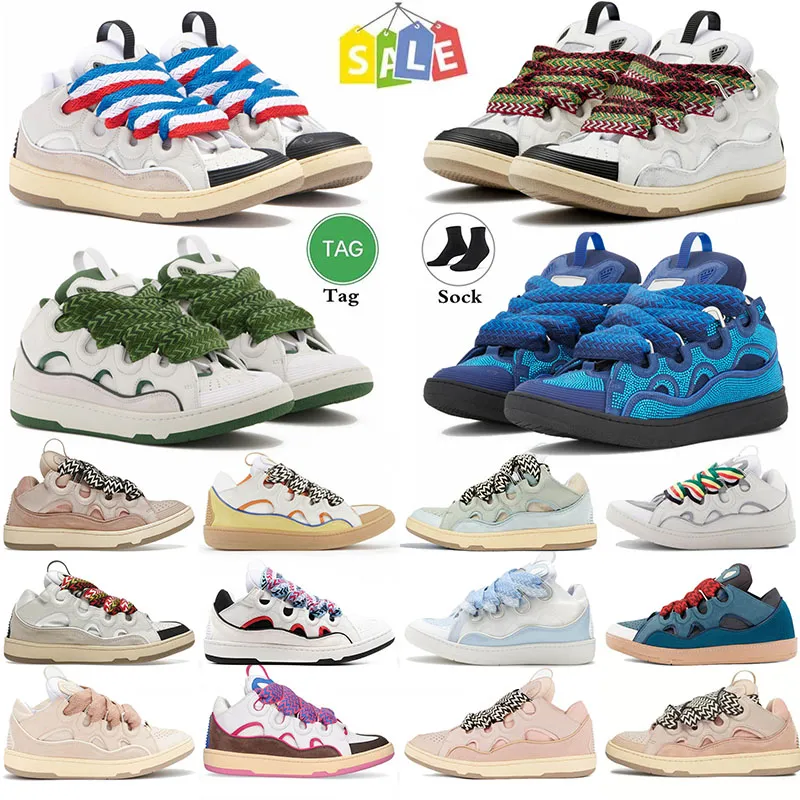 Designer-Schnürschuhe aus Mesh-Gewebe, außergewöhnlicher, geprägter Lederpanzer, weiße, elfenbeinfarbene Sneakers für Herren und Damen mit Plateausohle aus Nappa-Kalbsleder und Gummi