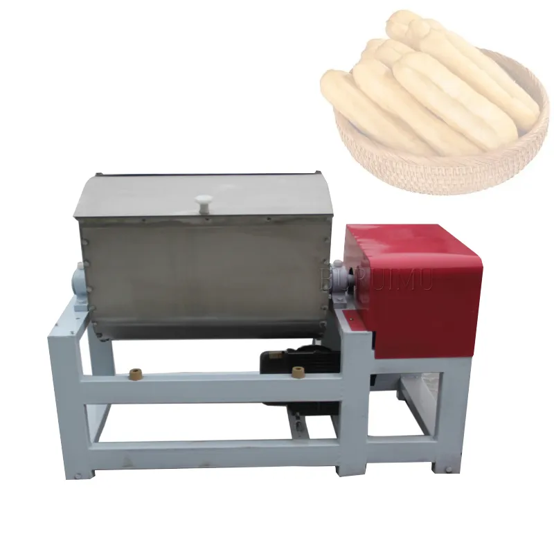 Dough Mixer Automatic Kneading Machine Stainless Steel Large Live Noodle 50kg Kneading Machine