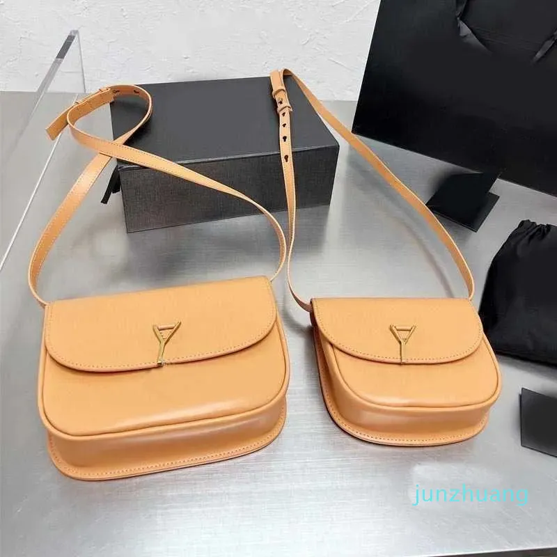 Designer Bag Women Cross Body Shoulder Bags Handle Small Square Leather Luxurys Handbags Solid Color Messenger Bag Purse