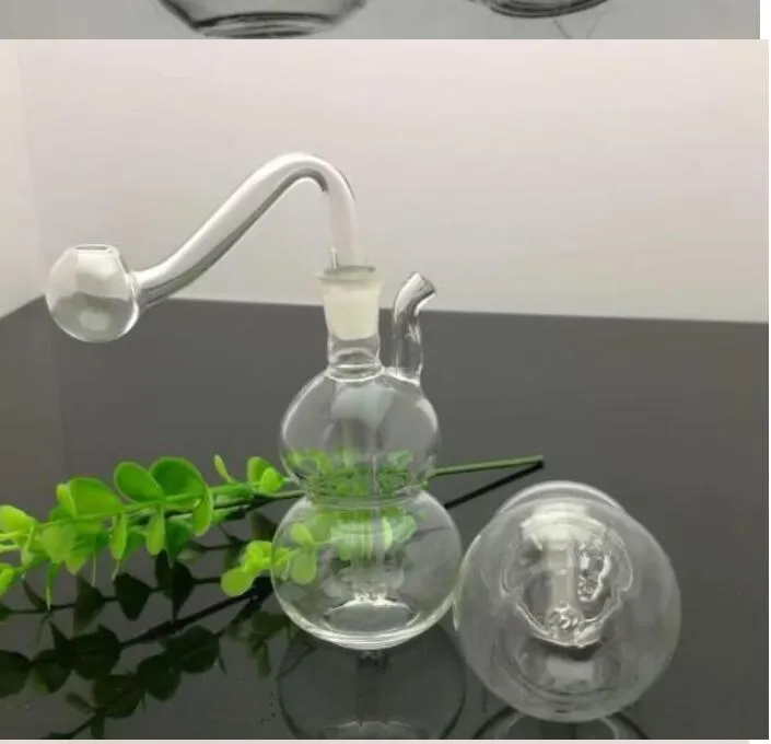 Mini bottiglia d'acqua in vetro zucca Bong in vetro Bruciatore Tubi acqua in vetro Rigs Fumatori