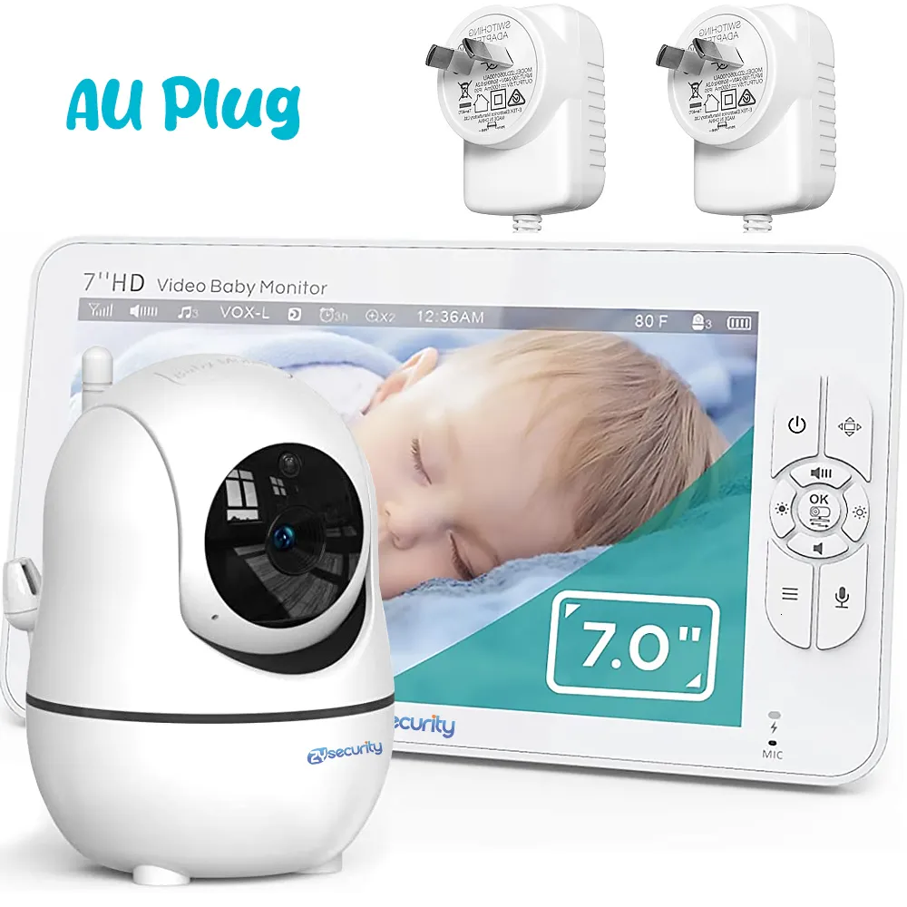 Camara De Vigilancia Para Bebe Monitor Vision Nocturna Audio Temperatura  Cancion