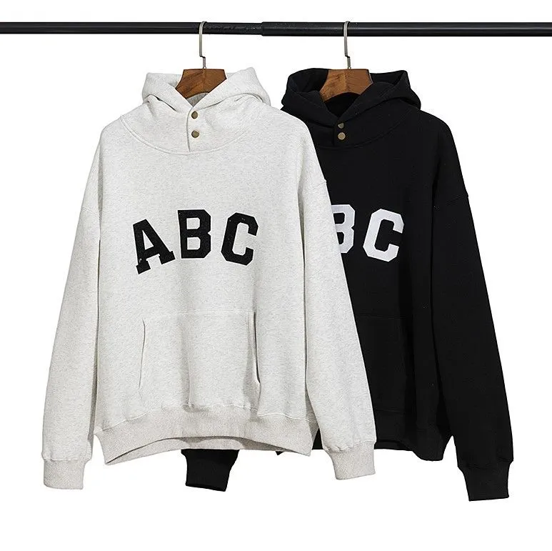 2024 Men Clothing Hip Hop Hoodies ABC Streetwear Peep Harajuku Sweatshirt Plush Hooded Top God