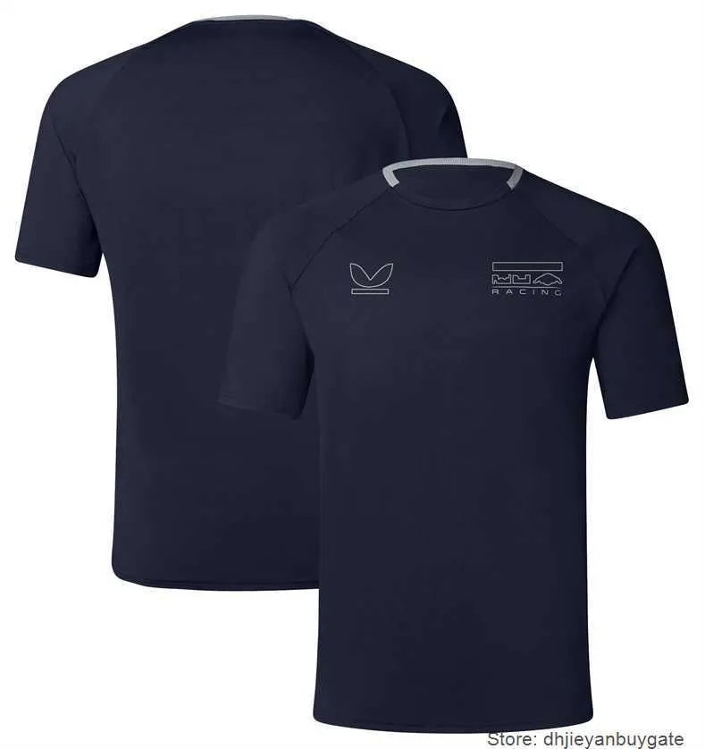 2023 Yeni F1 Yarış T-Shirt Takımı Kısa kollu yaka polo gömlek Yaz aylarında erkekler ve kadınlar için özel yarış iş kıyafetleri