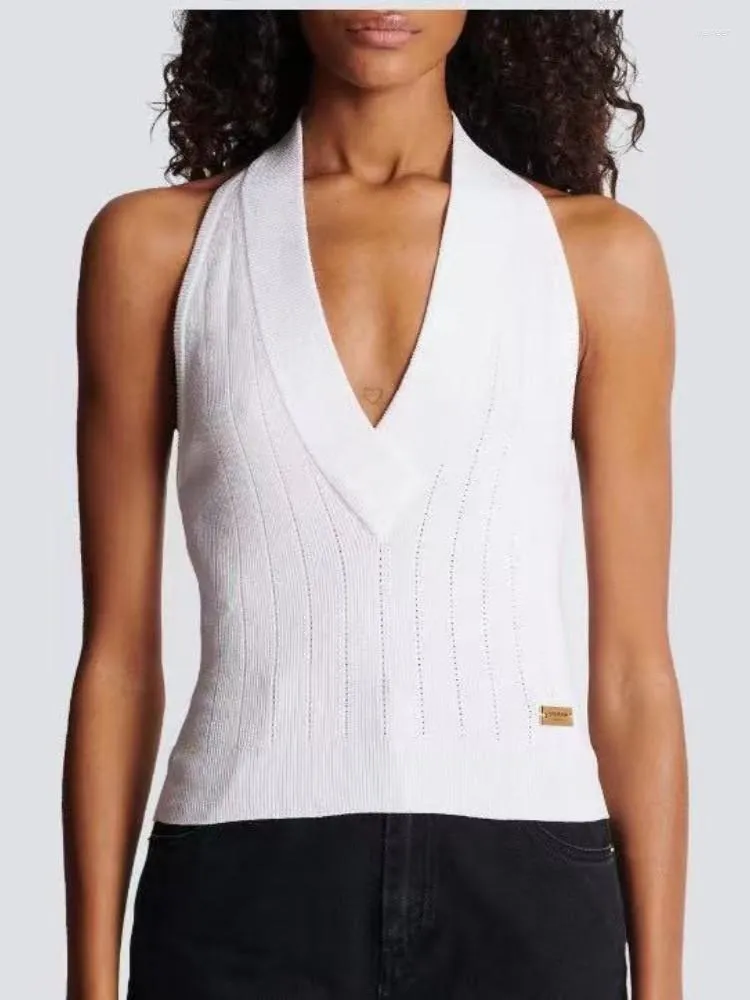 2023 Summer Womens Strapless Ladies Knitted Tank Top Solid Color Sleeveless Club Party Wear For Slimming Ladies From Waxeer 35.7 DHgate.Com
