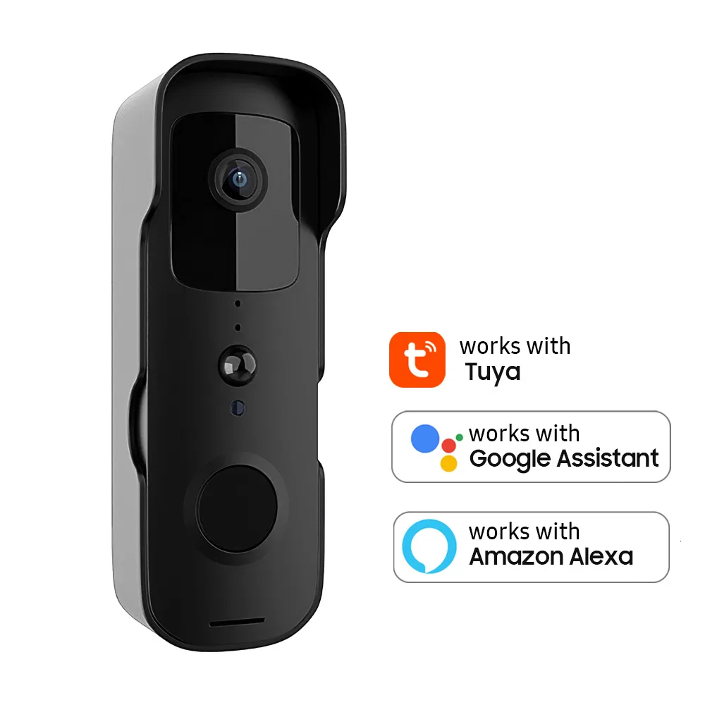 Do drzwi wideo Smart Doorbell Home bezprzewodowa kamera Wi -Fi Wodoodporna zewnętrzna inteligentna bezprzewodowa dzwonnica wizualna 230830