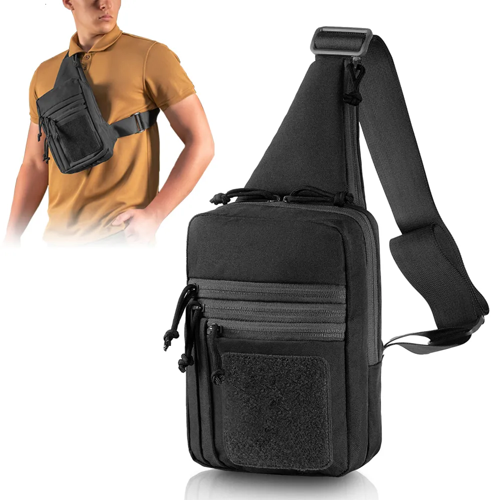 Rucksack Taktische Waffentasche Militär Schultergurt Tasche Jagd Pistole Holster Beutel Pistolenhalter Fall für Handfeuerwaffe Airsoft Verstellbare Packung 230830