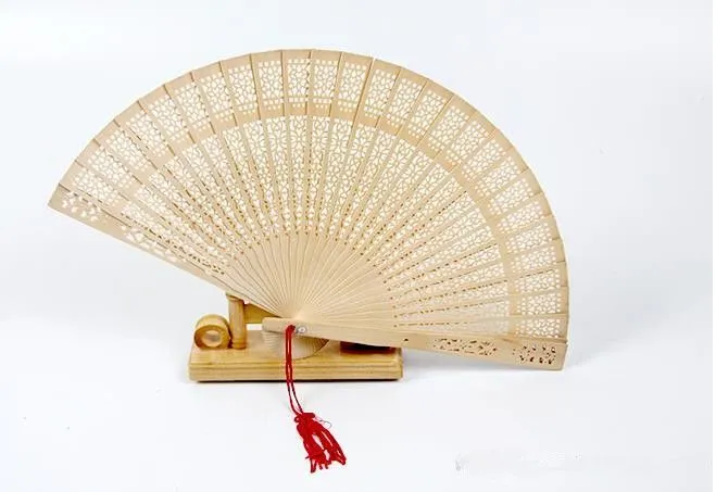 in bulk personalized wood wedding favours fan party giveaways sandalwood folding hand fans