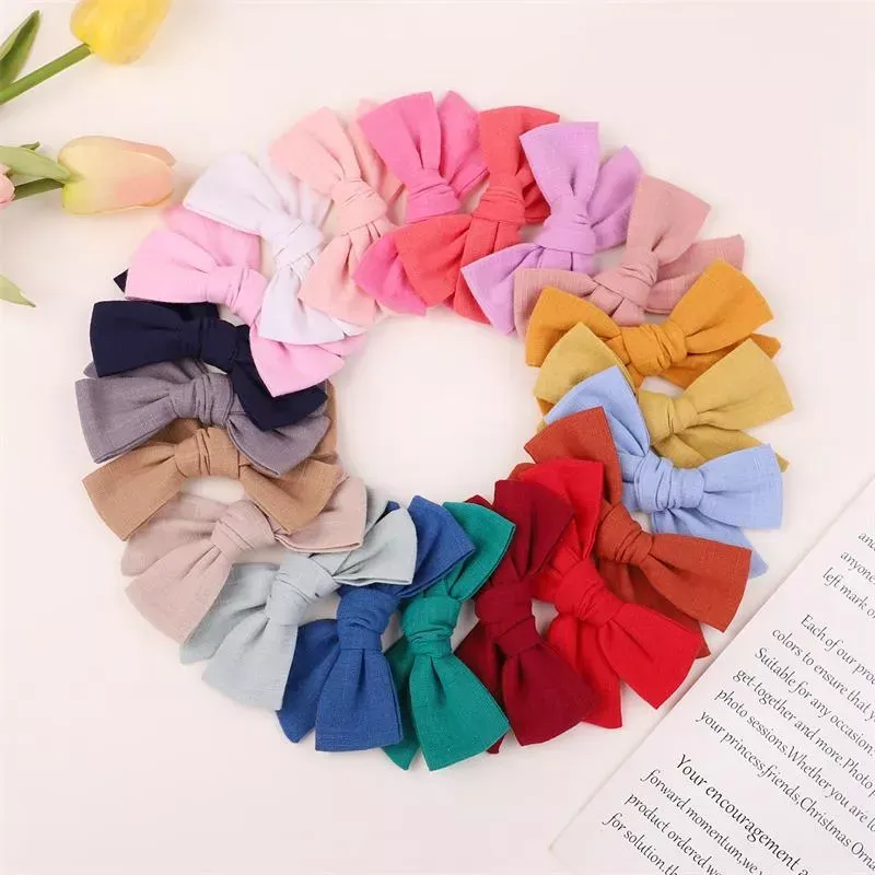 Bow Bow Hair Tie For Baby Girls Boutique Hair Clips Barrettes