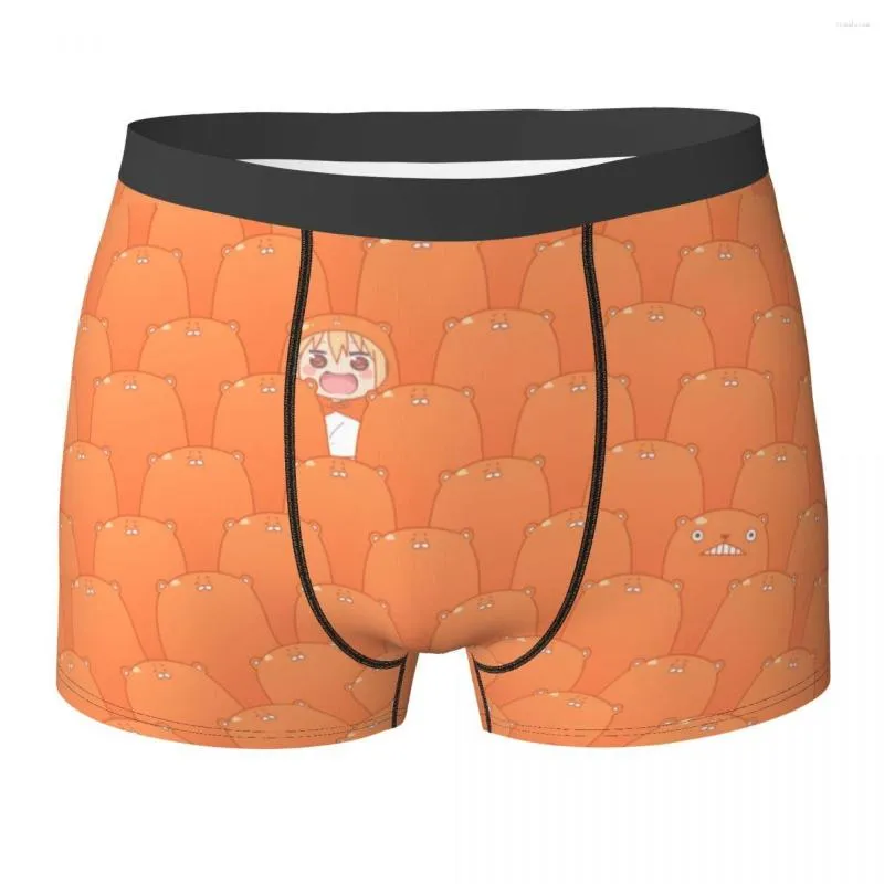 Underbyxor sexig boxare himouto umaru chan doma anime flickor shorts trosor män underkläder andas för homme plus storlek