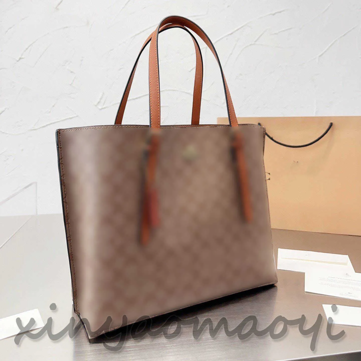 COA-2 Sac de shopping pour femmes, sac à main de grande capacité, sac à bandoulière, sac fourre-tout, sac de créateur simple et tendance, taille: 34*29cm 826029