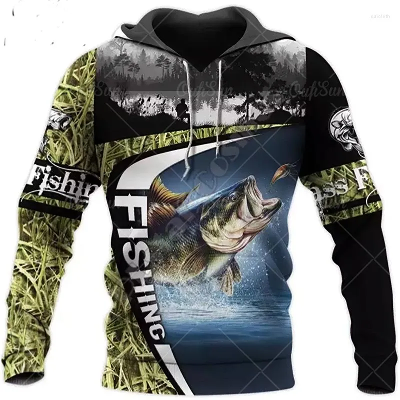 Herren Hoodies Pesca 3d Impresso Moletom Com Capuz Masculino Solto Designer Primavera Outono Übergroße Harajuku Y2k Roupas Manga Longa