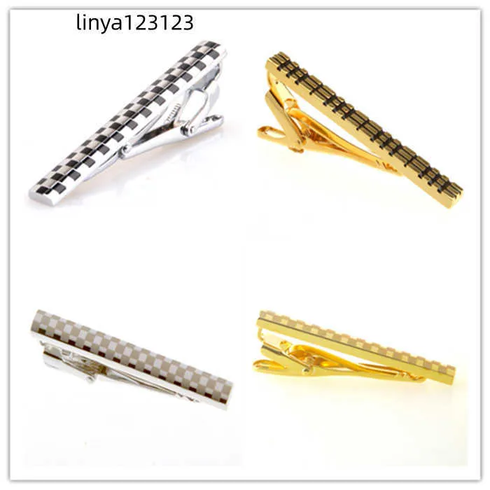 Tie Clips 4 Stil Erkeklerin Alaşım Neck Klipsleri Lazer Boyun Tie Clip İş Kazısı Baba Baba Klipi Noel Hediyesi Ücretsiz Nakliye