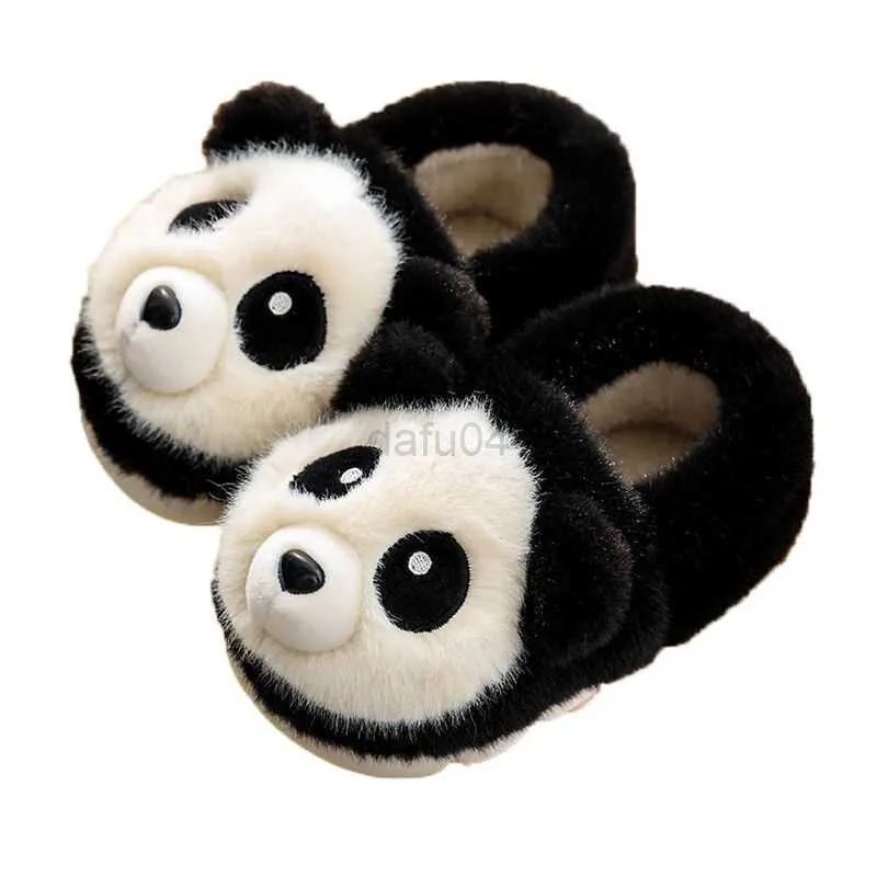 Fuzzy Panda Slippers | Panda Bear Animal Slippers