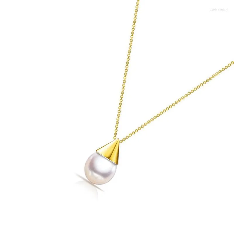 Chaînes 2023 Bijoux Mode Petite Ampoule Perle Pendentif Collier Femmes Exquis Clavicule Haute Qualité_voghion.com