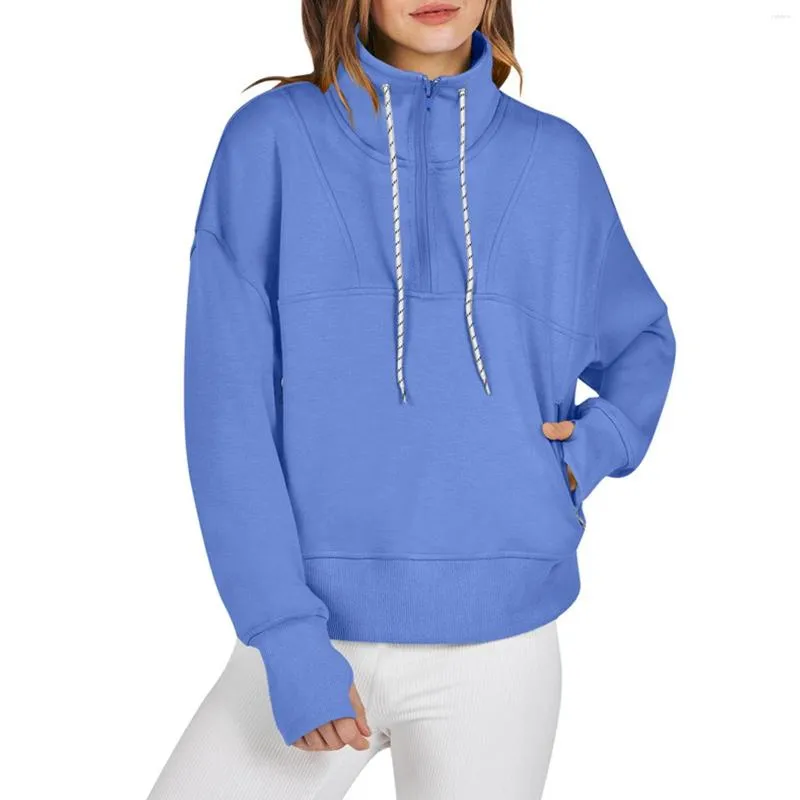 Ladies sweatshirt with collar sale