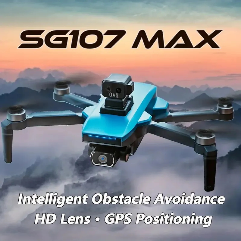 Drone met HD-camera, GPS + ultrasone positionering, Intelligent Return, Smart Follow, Borstelloze motor, Waypoint-vlucht, Smart Follow, Gesture Control, Windweerstand
