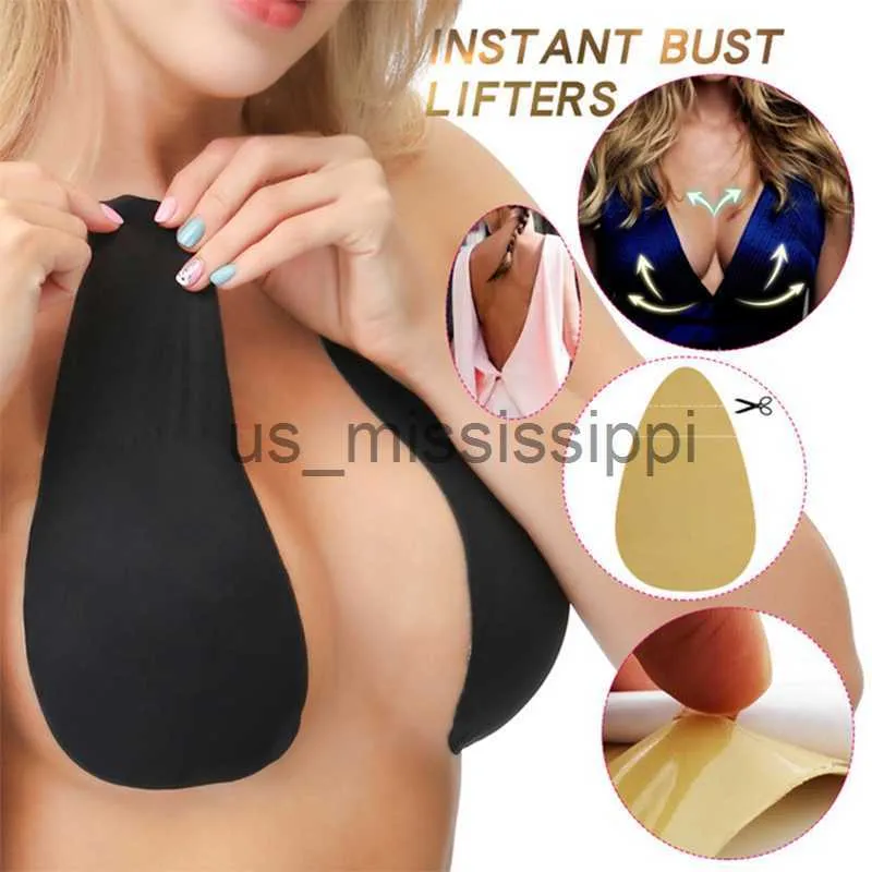 Breast Pad Adhesive Nipple Cover Pasties Boob Breast Lift Tape Silicone Push  Up Invisible Bra Cache Teton For Bikini Instant Bust Lifter X0831 LF2309081  From Us_mississippi, $23.88